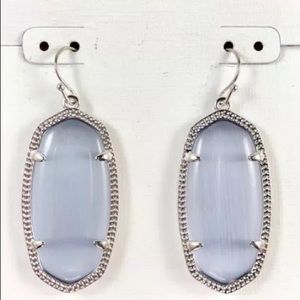 Kendra Scott Elle Cat Eye Slate Earrings